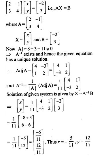 NCERT Solutions for Class 12 Maths Chapter 4 Determinants Ex 4.6 Q8.1