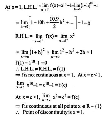 NCERT Solutions for Class 12 Maths Chapter 5 Continuity and Differentiability Ex 5.1 Q12.1