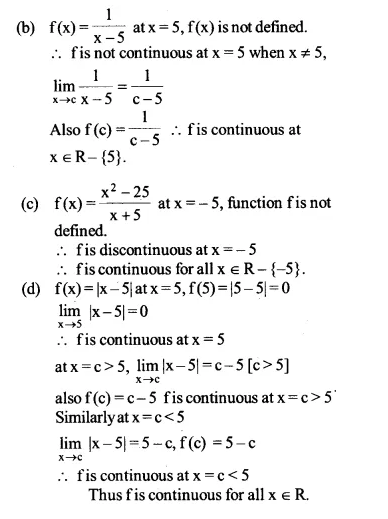 NCERT Solutions for Class 12 Maths Chapter 5 Continuity and Differentiability Ex 5.1 Q3.1