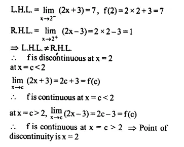 NCERT Solutions for Class 12 Maths Chapter 5 Continuity and Differentiability Ex 5.1 Q6.1