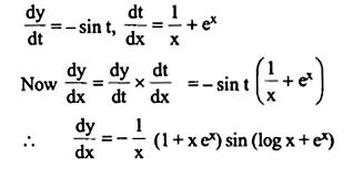 NCERT Solutions for Class 12 Maths Chapter 5 Continuity and Differentiability Ex 5.4 Q10.1