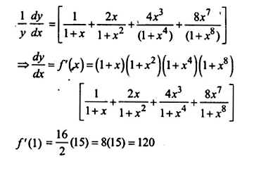 NCERT Solutions for Class 12 Maths Chapter 5 Continuity and Differentiability Ex 5.5 Q16.1
