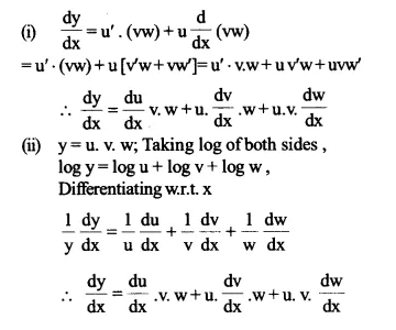 NCERT Solutions for Class 12 Maths Chapter 5 Continuity and Differentiability Ex 5.5 Q18.1