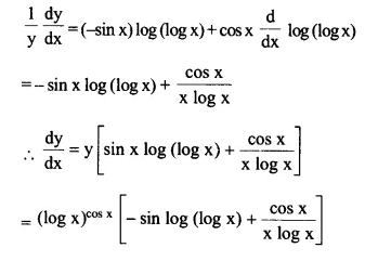 NCERT Solutions for Class 12 Maths Chapter 5 Continuity and Differentiability Ex 5.5 Q3.1
