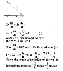 NCERT Solutions for Class 12 Maths Chapter 6 Application of Derivatives Ex 6.1 Q10.1