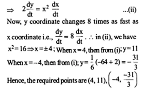 NCERT Solutions for Class 12 Maths Chapter 6 Application of Derivatives Ex 6.1 Q11.1