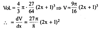 NCERT Solutions for Class 12 Maths Chapter 6 Application of Derivatives Ex 6.1 Q13.1
