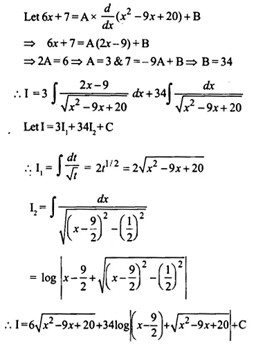 NCERT Solutions for Class 12 Maths Chapter 7 Integrals Ex 7.4 Q19.1