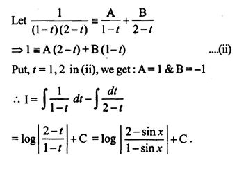 NCERT Solutions for Class 12 Maths Chapter 7 Integrals Ex 7.5 Q17.1