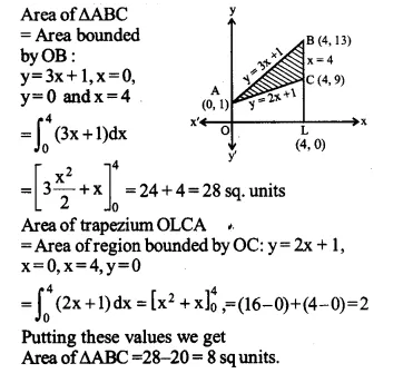 NCERT Solutions for Class 12 Maths Chapter 8 Application of Integrals Ex 8.2 Q5.1