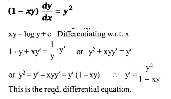 NCERT Solutions for Class 12 Maths Chapter 9 Differential Equations Ex 9.2 Q7.2