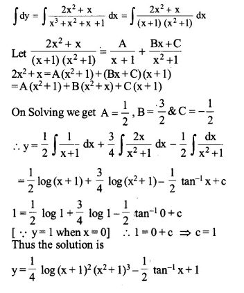 NCERT Solutions for Class 12 Maths Chapter 9 Differential Equations Ex 9.4 Q11.1