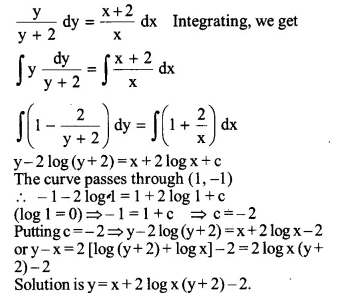 NCERT Solutions for Class 12 Maths Chapter 9 Differential Equations Ex 9.4 Q16.1