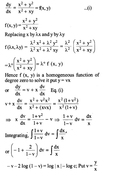 NCERT Solutions for Class 12 Maths Chapter 9 Differential Equations Ex 9.5 Q1.1