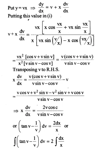 NCERT Solutions for Class 12 Maths Chapter 9 Differential Equations Ex 9.5 Q7.2