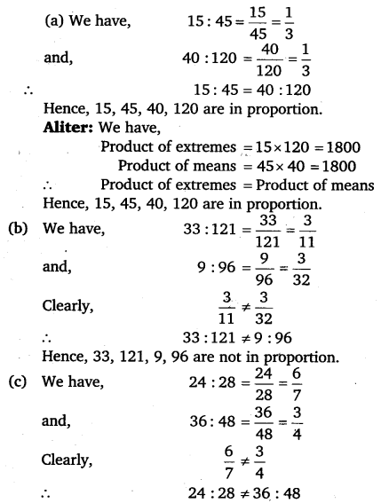 NCERT Solutions for Class 6 Maths Chapter 12 Ratio and Proportion 10