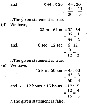 NCERT Solutions for Class 6 Maths Chapter 12 Ratio and Proportion 15