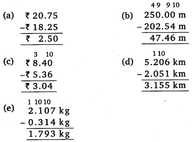 NCERT Solutions for Class 6 Maths Chapter 8 Decimals 49