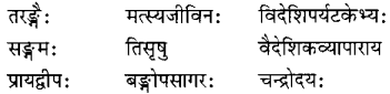 NCERT Solutions for Class 6 Sanskrit Chapter 6 समुद्रतटः 1