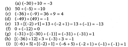 NCERT Solutions for Class 7 Maths Chapter 1 Integers 10