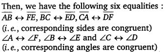 NCERT Solutions for Class 7 Maths Chapter 7 Congruence of Triangles 1