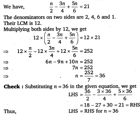 NCERT Solutions for Class 8 Maths Chapter 2 Linear Equations In One Variable 55