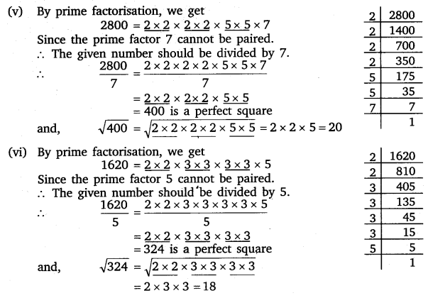 NCERT Solutions for Class 8 Maths Chapter 6 Squares and Square Roots 14