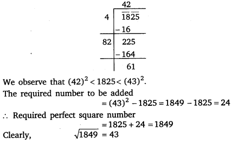 NCERT Solutions for Class 8 Maths Chapter 6 Squares and Square Roots 41