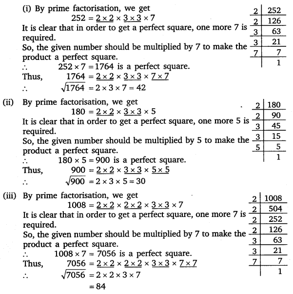 NCERT Solutions for Class 8 Maths Chapter 6 Squares and Square Roots 9