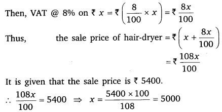 NCERT Solutions for Class 8 Maths Chapter 8 Comparing Quantities 10
