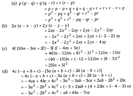 NCERT Solutions for Class 8 Maths Chapter 9 Algebraic Expressions and Identities 15