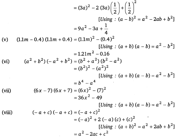 NCERT Solutions for Class 8 Maths Chapter 9 Algebraic Expressions and Identities 23