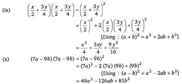 NCERT Solutions for Class 8 Maths Chapter 9 Algebraic Expressions and Identities 24