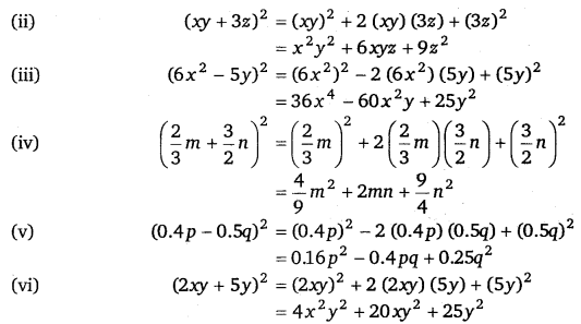 NCERT Solutions for Class 8 Maths Chapter 9 Algebraic Expressions and Identities 27