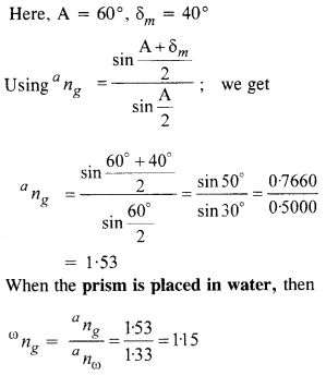 NCERT Solutions for Class 12 Physics Chapter 9 Ray Optics and Optical Instruments 8