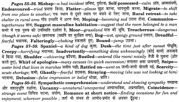 NCERT Solutions for Class 8 English It So Happened Chapter 7 The Open Window