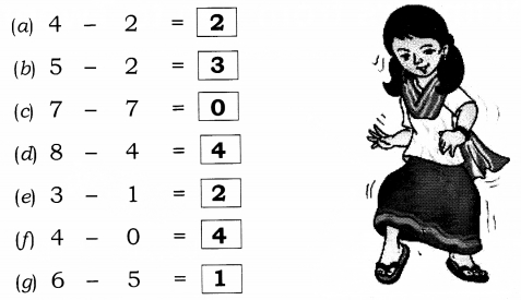 NCERT Solutions for Class 1 Maths Chapter 4 Subtraction Page 61 Q6