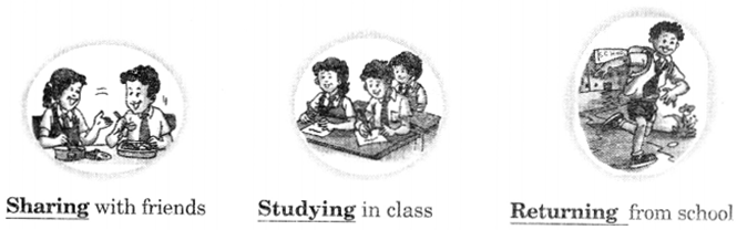 NCERT Solutions for Class 2 English Chapter 1 First Day at School Lets Do Q1.1