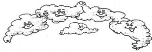 NCERT Solutions for Class 2 English Chapter 8 Rain Counting Clouds Q1.2