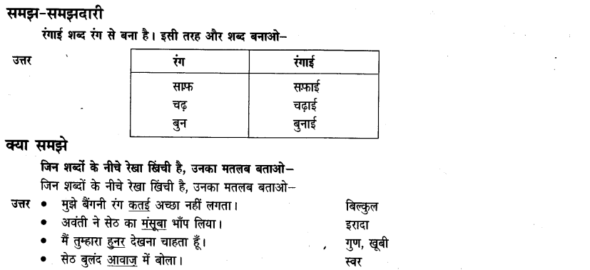 NCERT Solutions for Class 3 Hindi Chapter-9 अक्ल बड़ी या भैंस 4