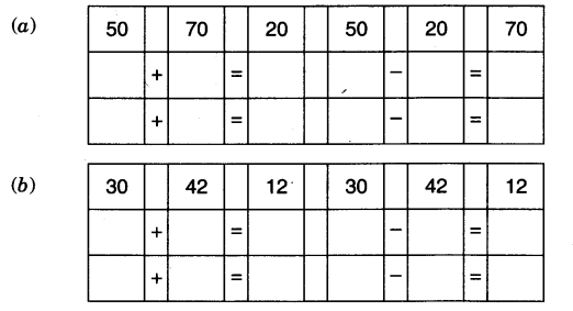 NCERT Solutions for Class 3 Mathematics Chapter-3 Give and Take Card Game 1