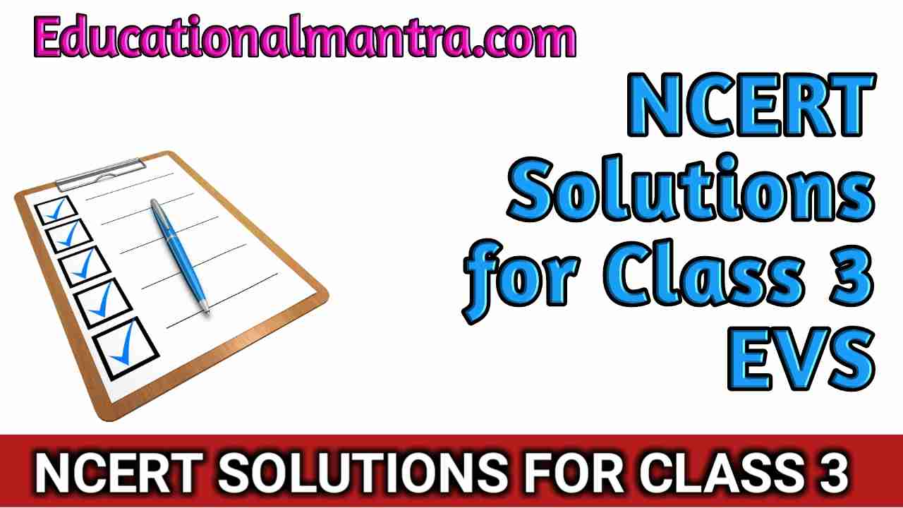 Cbse | Syllabus | Ncert | Solutions | Class 3 EVS