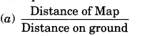 Practical Work in Geography Class 11 Solutions Chapter 2 Map Scale MCQs Q6.1