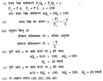 NCERT Solutions for Class 12 Microeconomics Chapter 2 Theory of Consumer Behavior (Hindi Medium) snq 8